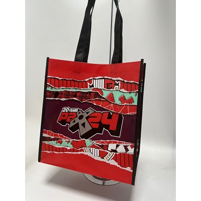 Laminated RPET Grocery Tote with Full Color Imprint